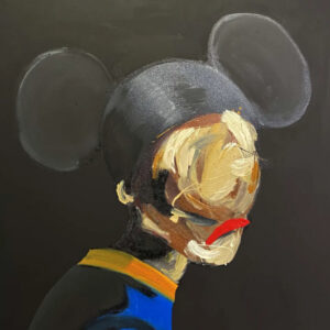 La dame aux oreilles 54x65