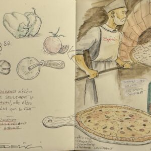 Casa Capri - carnet de voyage Le pizzaiolo