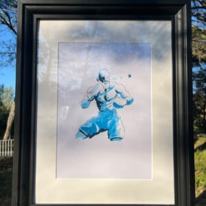 Boxeur au papillon